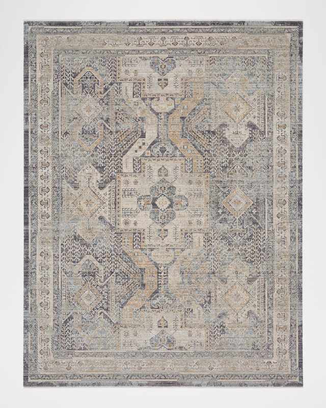 Lynx Charcoal Power-Loomed Rug, 12' x 15'